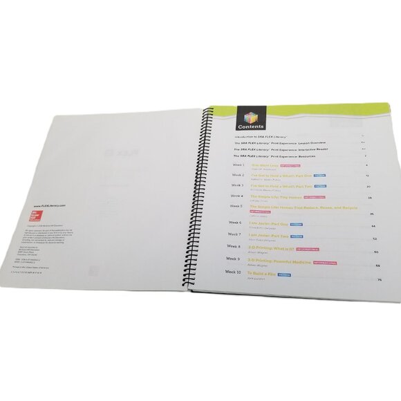 SRA FLEX Literacy Teacher Edition Volume C Secondary System McGraw Hill Spiral - Picture 5 of 11
